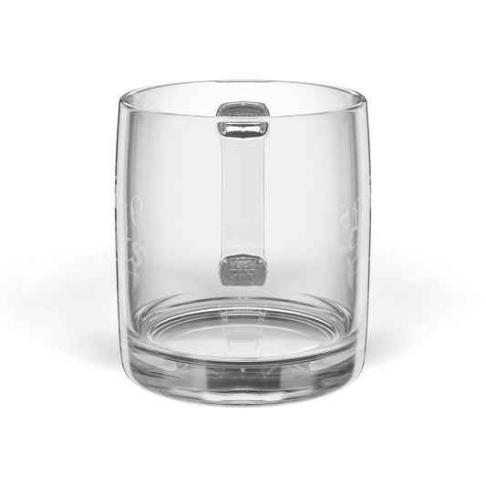 Engraved Glass Coffee Mug — 12.25 oz Personalized Gift Mug