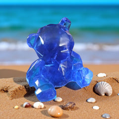September Faceted Birthstone Bear