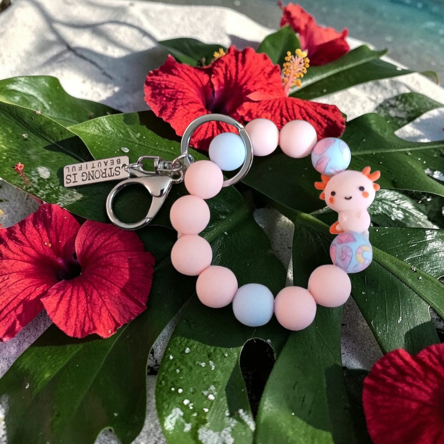 Axtoxyl Silicone Bracelet Keychain