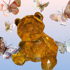 November Faceted Birthstone Bear