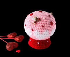 Crochet Holiday Snow Globe