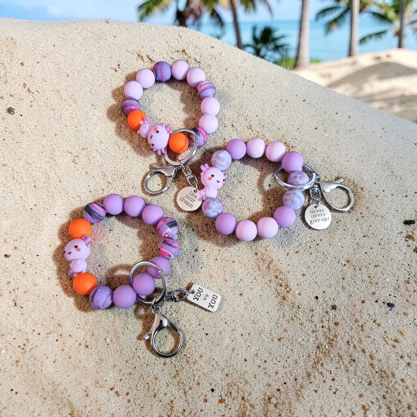 Axtoxyl Silicone Bracelet Keychain