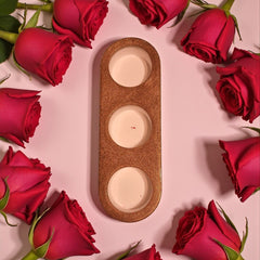 Triple Tea Light Holder